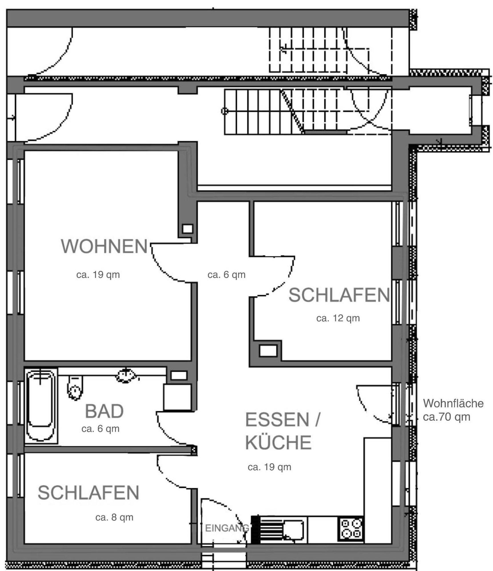 Altstadtwohnung Mit Eigenem Hauseingang Mülheim an der Ruhr Buitenkant foto